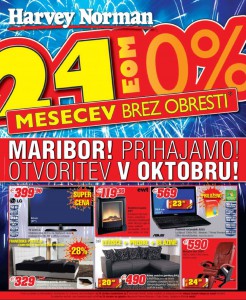 Harvey Norman - MARIBOR! PRIHAJAMO V OKTOBRU!