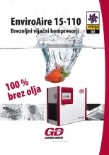 Omega Air - EniviroAire 15-110, brezoljni vijačni kompresorji