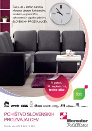 Mercator - Letak Pohištvo slovenskih proizvajalcev