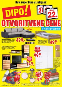 DIPO - prospekt Otvoritvene cene