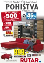 Rutar - katalog Največji razstavi pohištva v Sloveniji