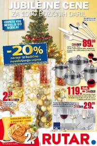 Rutar - katalog Jubilejne cene za 1000 božičnih daril