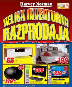 Harvey Norman - Velika inverturna razprodaja