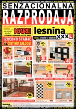 Lesnina - Posebna ponudba pohištva KARE v centru Brdo
