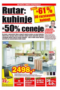 Rutar - Kuhinje do -50% ceneje