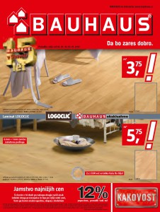 Bauhaus - katalog Januar 2012