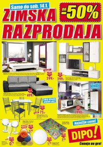 DIPO - Zimska razprodaja do -50%