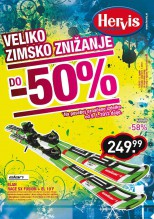 Hervis - Veliko zimsko znižanje do -50%