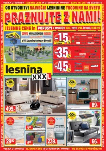 Lesnina - Praznujte z nami v centru Lesnine