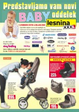Lesnina - Novo!! Baby oddelek v centru Brdo