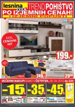 Lesnina - Trend pohištvo po izjemnih cenah!