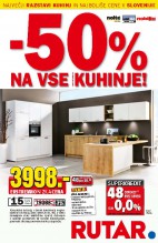 Rutar - Prospekt -50% na vse kuhinje