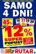 Rutar - Samo 4 dni!