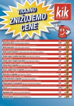 Kik - Trajno znižujemo cene