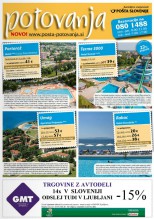 Pošta Slovenije - Katalog Potovanja, maj 2012