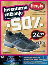 Hervis katalog - Znižanje do -50%