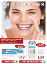 Spar katalog - Ponudba izdelkov za osebno nego
